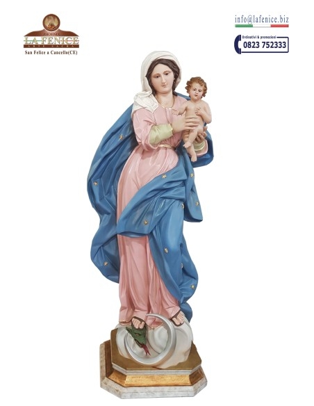Madonna Miracolosa con Bambino da cm.140 - LINEA ORO - MIR275  -  MIR275