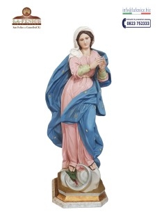 Madonna Miracolosa da cm.140 - LINEA ORO - MIR273  -  MIR273