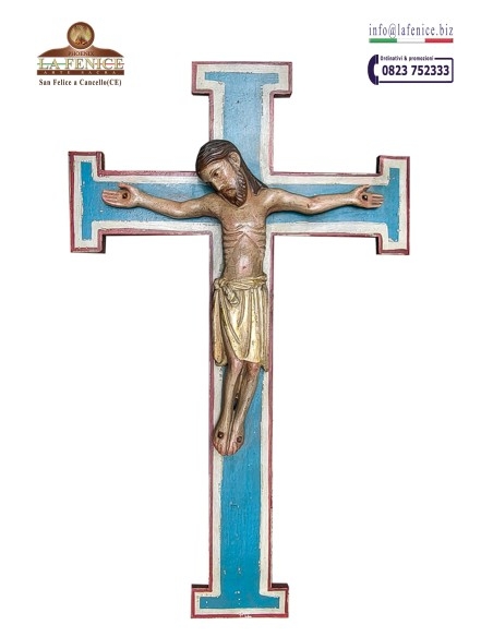 80 cm crucifix with draped dress - CFS333-B  -  CFS333-B