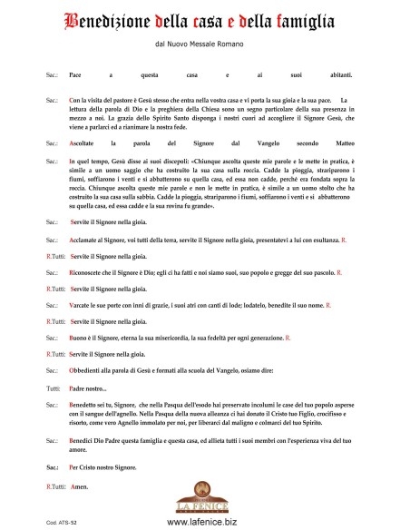 Blessing of Home and Family - ATS34  -  ATS34