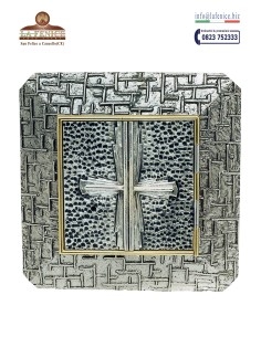 Tabernacolo a muro in ottone - TAB349  -  TAB349