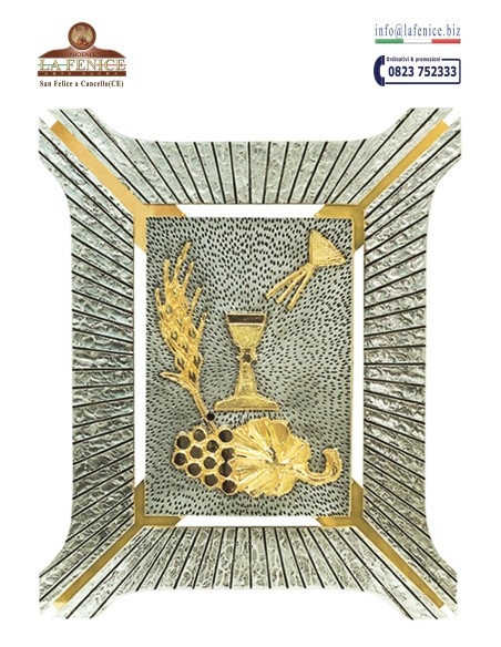 Tabernacolo a muro in ottone - TAB3378  -  TAB3378