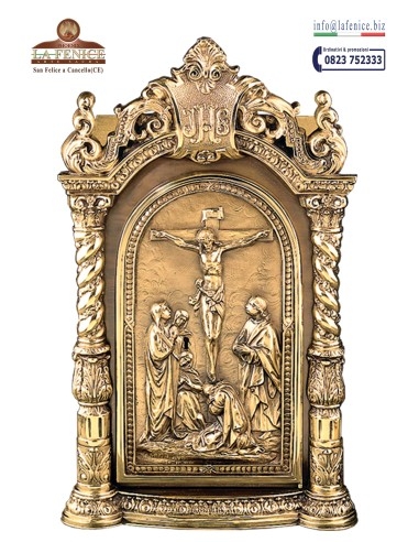 Baroque tabernacle in brass - TAB4108  -  TAB4108