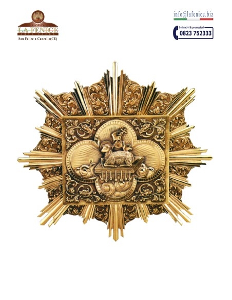 Tabernacolo a muro in ottone - TAB4177  -  TAB4177