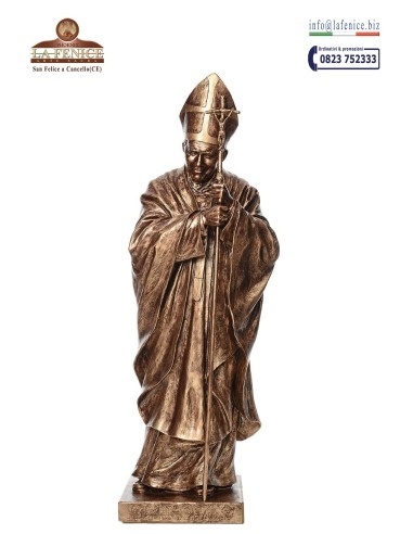 Giovanni Paolo II bronzato da cm.165 - GPG321