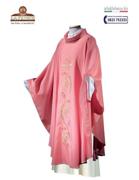 Embroidered chasuble rosacea - CAS11759R  -  CAS11759R