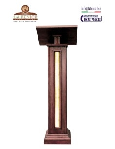 Wooden processional lectern - LEA331  -  LEA331