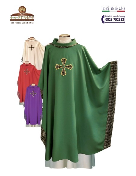 Embroidered chasuble rosacea - CAS1371  -  CAS1371