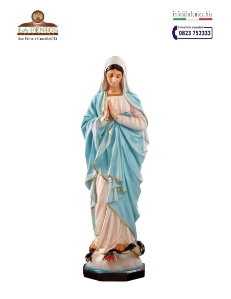 Miraculous Madonna with clasped hands cm.135 - MIR231  -  MIR231-135