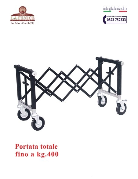 Catafalco reggi feretro in acciaio - CTF13  -  CTF13