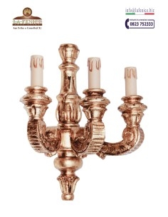 Three-light wooden wall light - AP3  -  AP3