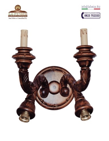 Applique in legno a 4 luci- APL202  -  APL202