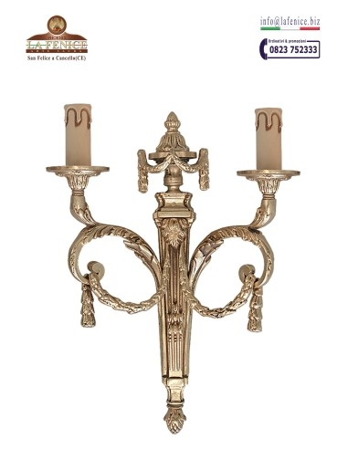 Empire style brass wall light - APIM  -  APIM