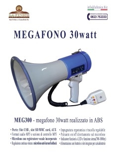 Megafono da 30 watt - MEG300  -  MEG300