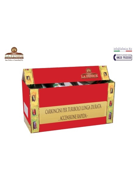 Carboncino per turibolo - CRB100R  -  CRB100-ROSSO