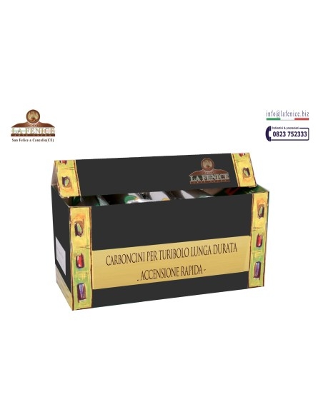 Carboncino per turibolo - CRB100N  -  CRB100-NERO