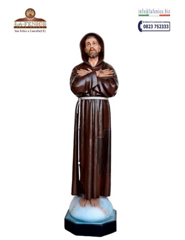 San Francesco d'Assisi braccia al petto - SFA116  -  SFA116
