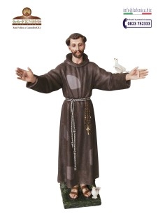 San Francesco d'Assisi da cm.100 - SFA121  -  SFA121-100