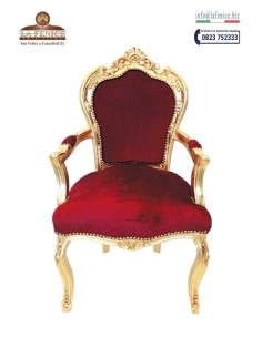 Presbyteral throne in wood with gold leaf - TRO032  -  TRO0132