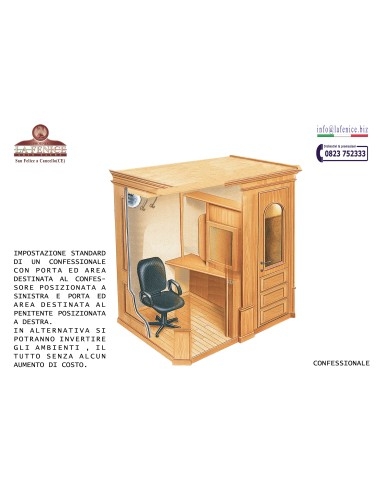 Confessionale modello HELSINKI  -  HELSINKI
