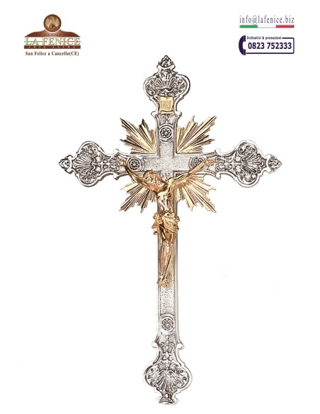 Croce astile, con asta e base - CRO3256  -  CRO3256