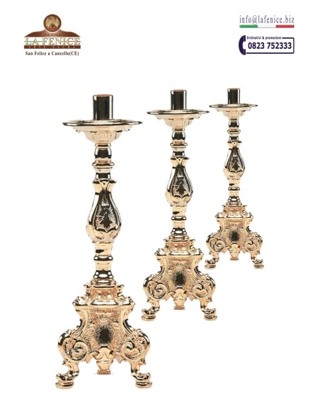 Brass altar and table candlestick - CND580  -  CND580