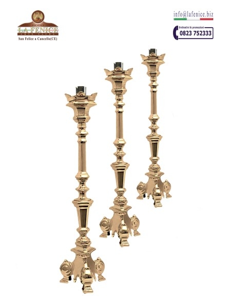 Brass altar and table candlestick - CND623  -  CND623