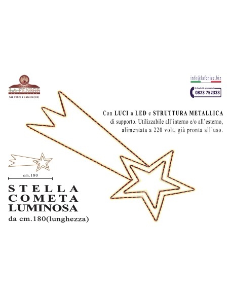 Stella cometa luminosa - COMET180  -  COMET180