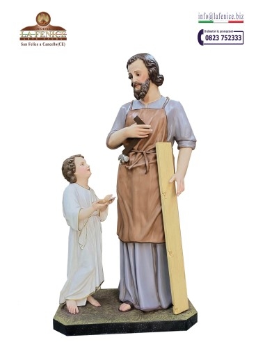 Saint Joseph the craftsman with Child. From cm.150 - GIP147  -  GIP147-150