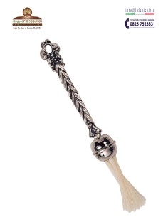 Aspersorio in ottone cesellato e "baffi" - ASP702  -  ASP702B