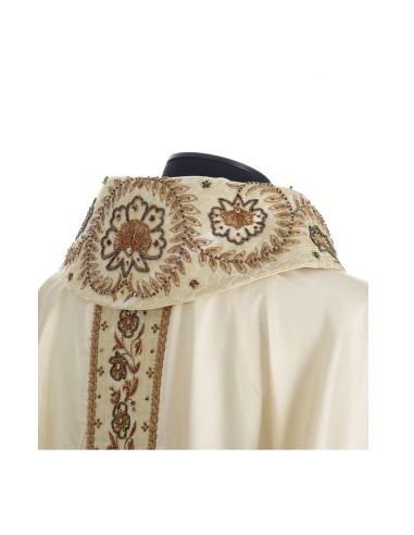 Casulla con estolón bordado a mano - CAS113