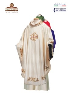 Casulla bordada a mano - CAS611