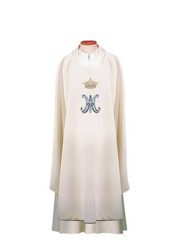 Embroidered Marian Chasuble - CAS4127