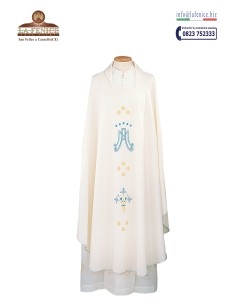 Chasuble mariale brodée - CAS459