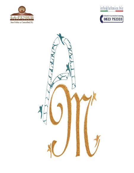 Casulla Mariana Bordada - CAS21600-ORO