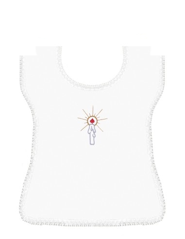 Camicina battesimale ricamata - CB