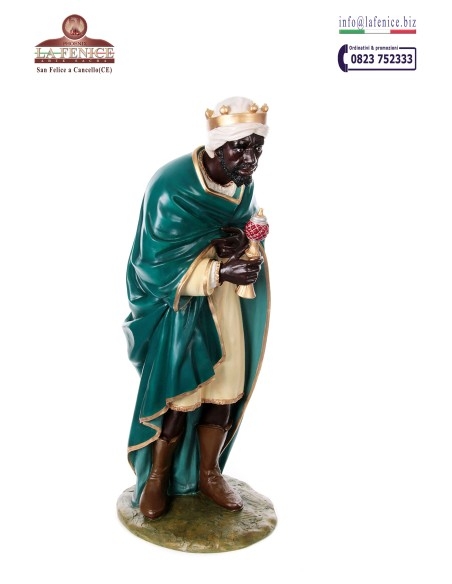 Re Magio moro per natività da cm.160 - PRS160 Baldassarre