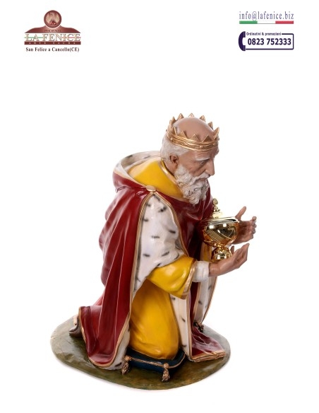 Wise King kneeling for nativity scene 160 cm - PRS160 Melchior