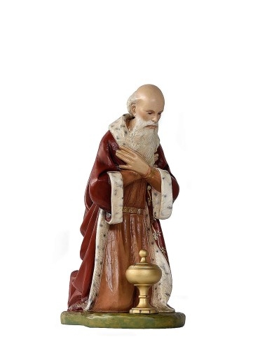 Re Magio in ginocchio per natività da cm.100 -...