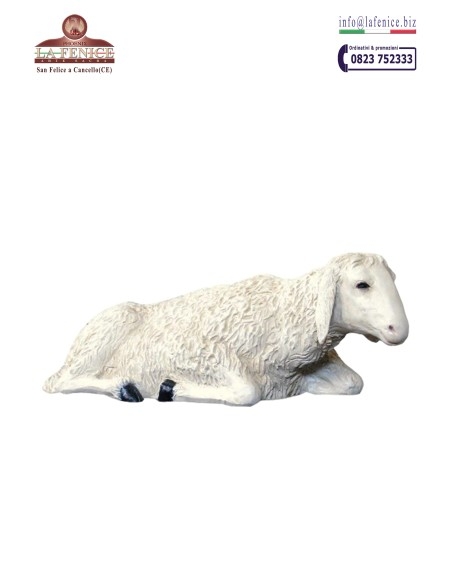 Lying sheep for nativity scene from 150 cm to 170 cm - PRS160 Sheep E