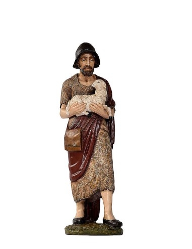 Shepherd with lamb for 100 cm nativity scene -...