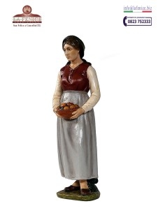 Mujer con fruta para belén 100 cm - PRS100 Mujer con fruta