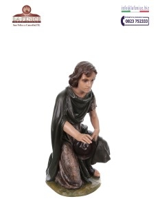 Garçon à genoux pour crèche de 100 cm - PRS100 Uomo con...