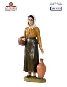 Mujer con ánfora de belén de 100 cm - PRS100 Mujer con...