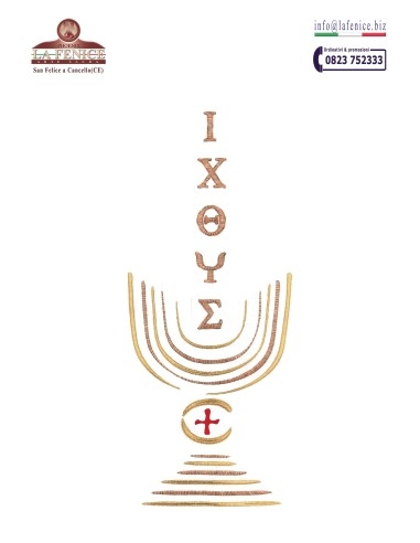 CAS21644 - Embroidered Chasuble.  -  CAS21644