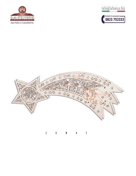 PROMO 8 Gruppi natività in legno assortiti - PRS8WOOD