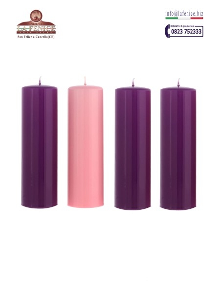 Bougies brillantes pour couronne de l'Avent - AVV460