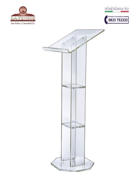 Lectern made in plexiglass - LEA1227