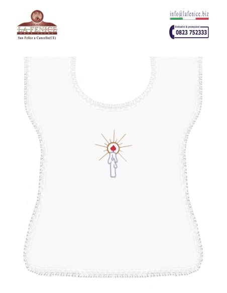 Embroidered baptismal shirt - CB
