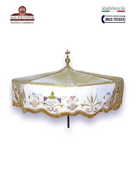 Embroidered processional umbrella - OMB5654